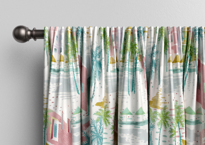 Sunset Boulevard, Brights - Made to Measure Curtain - Image 9